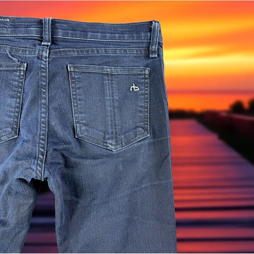 Rag and Bone Jeans Women 25 Blue Dark Denim The Legging‎ Midnight Skinny Classic